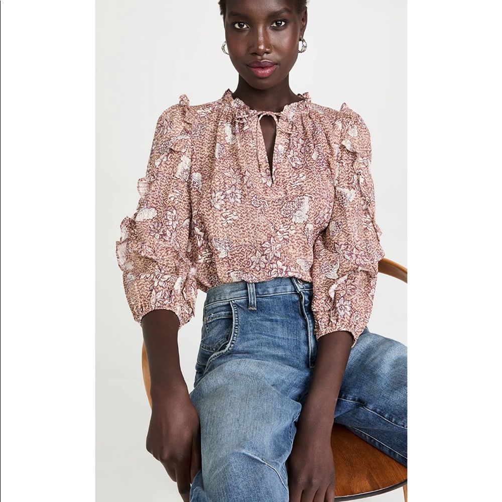 Ulla Johnson Arielle Ruffle Blouse